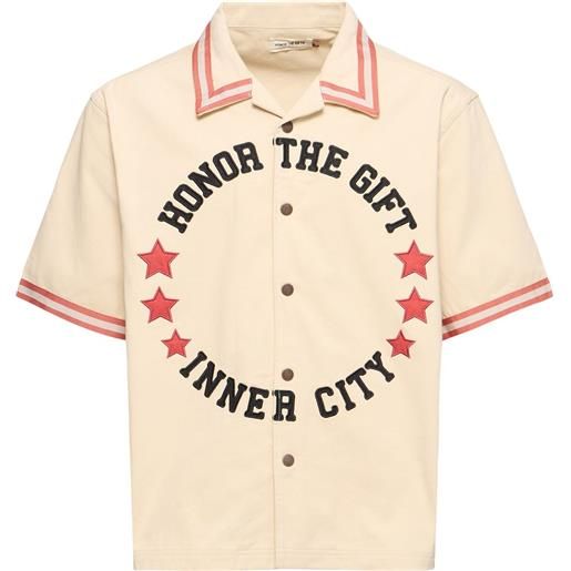 HONOR THE GIFT tradition short sleeve snap button shirt