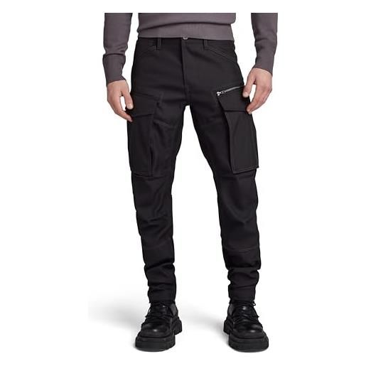 G-STAR RAW rovic zip 3d regular tapered pants, pantaloni uomo, nero (dk black d02190-d410-6484), 32w / 30l