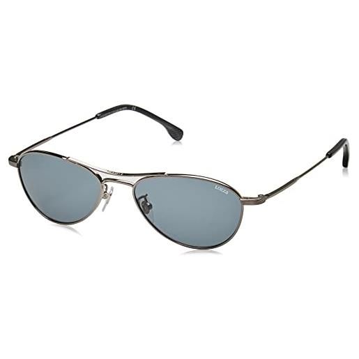 Lozza sl2400 0568 sunglasses metall, standard, 54, arancione (total shiny gun), unisex-adulto