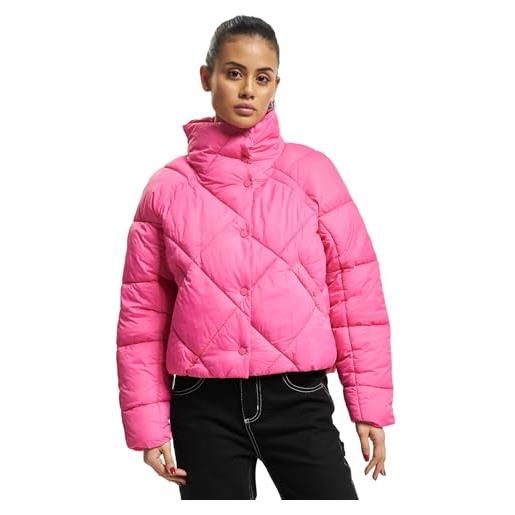 Only puffer jacket highneck puffer jacket azalea pink l azalea pink l