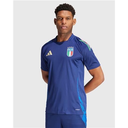 Adidas t-shirt da allenamento italia 2024 azzurri uomo