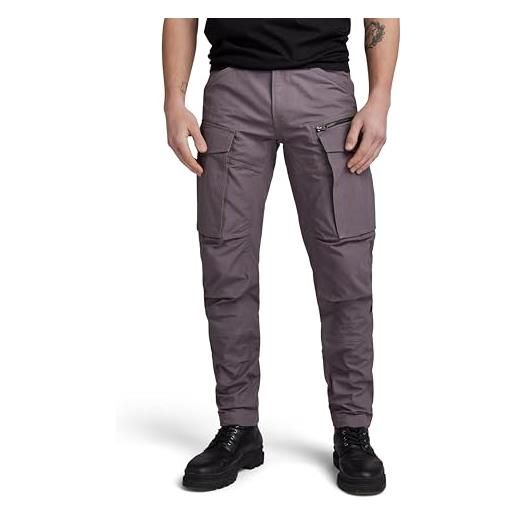 G-STAR RAW rovic zip 3d regular tapered pants, pantaloni uomo, grigio (elephant skin d02190-d213-g106), 36w / 32l