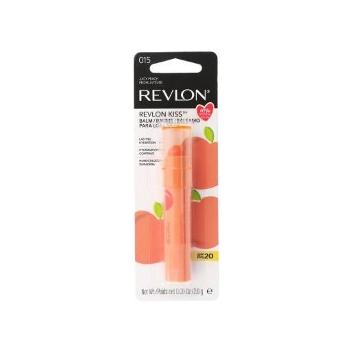 Revlon Revlon kiss spf20 balsamo labbra idratante colorato 2.6 g tonalità 015 juicy peach