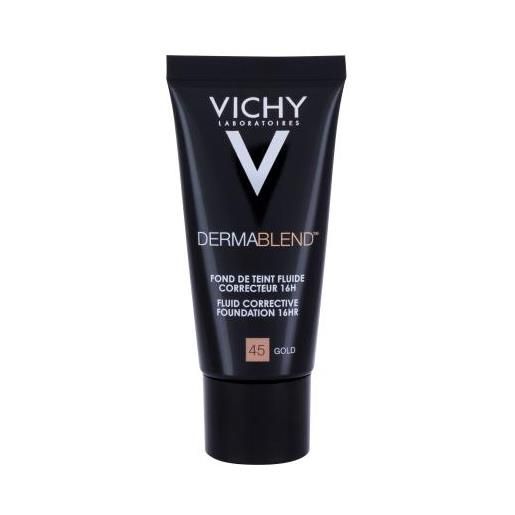 Vichy dermablend™ fluid corrective foundation spf35 fondotinta e correttore liquido 30 ml tonalità 45 gold