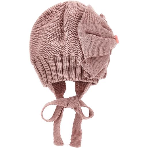 Monnalisa berretto in lana con fiocco