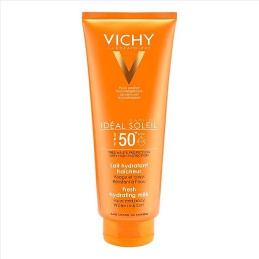 Vichy Sole vichy ideal soleil spf50+ latte solare idratante fresco viso e corpo 300 ml