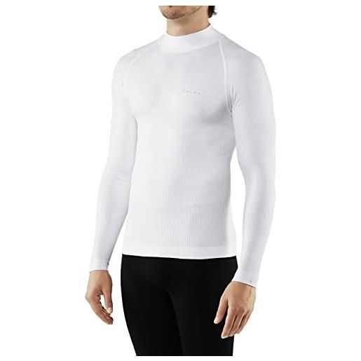 Falke sk impulse maglia maniche lunghe uomo sportivo termico a compressione nero bianco altri colori disponibili per sci 1 pezzo