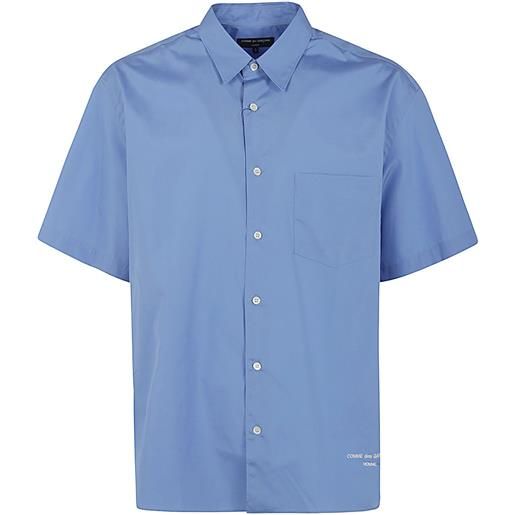 COMME DES GARCONS HOMME iconic cotton shirt with logo