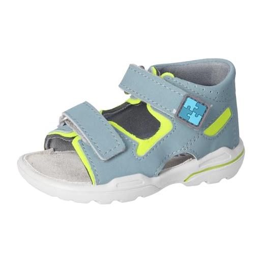RICOSTA sandali per ragazze e ragazzi manto, scarpe primi passi per bambini, larghezza: medio, lavabili, arctic neon giallo 130, 26 eu