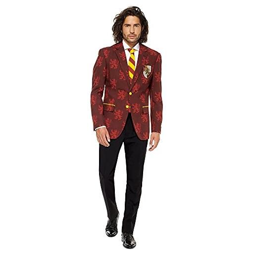 OppoSuits harry potter-costumi di halloween supereroi con licenza per uomo completo: giacca, pantaloni e cravatta abito, rosso, 58