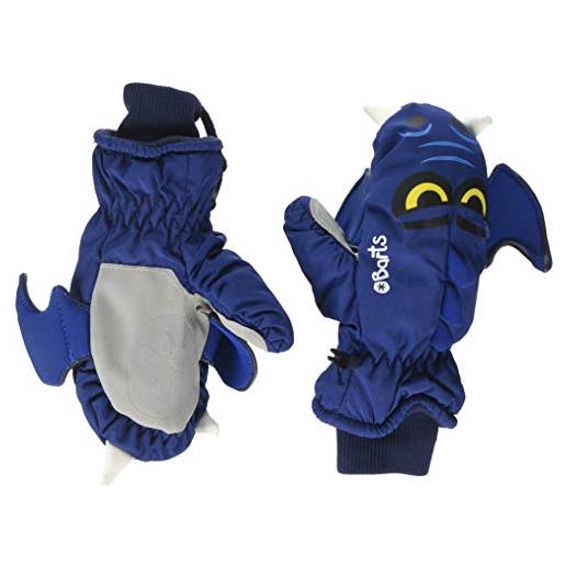 Barts nylon mitts 3d guanti da sci, navy, 2 unisex-bambini