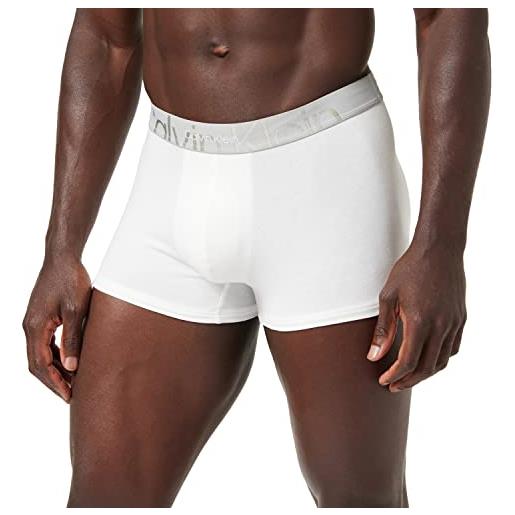 Calvin Klein Jeans calvin klein pantaloncino boxer uomo cotone elasticizzato, bianco (white), xl