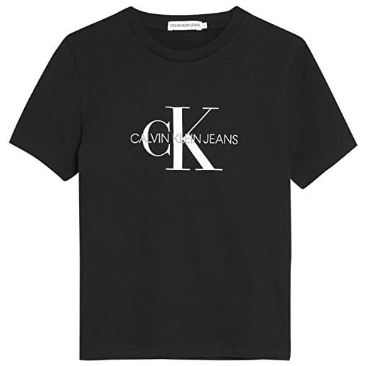 Calvin Klein Jeans calvin klein iu0iu00068 logo t-shirt t-shirt e canotte ragazza black 8y