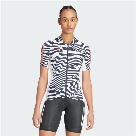 Adidas maglia da ciclismo essentials 3-stripes fast zebra