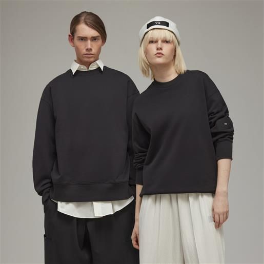 Adidas y-3 organic cotton terry crew sweater