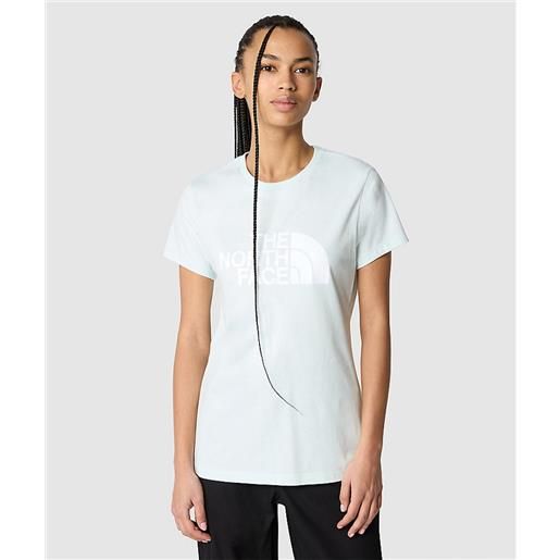 The north face t-shirt easy skylight blue donna