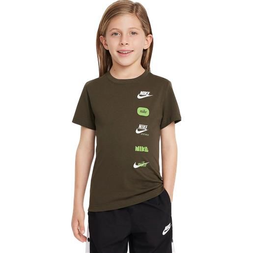 Nike club + badge tee t-shirt bambino