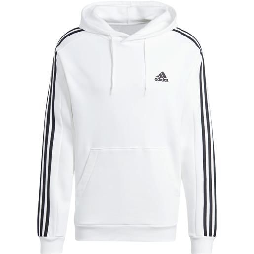 ADIDAS hoodie essentials fleece 3-stripes felpa con cappuccio uomo
