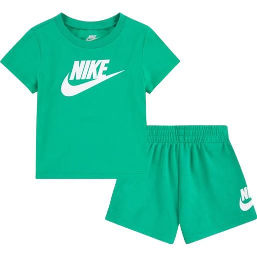 Nike club tee & short set completo neonato