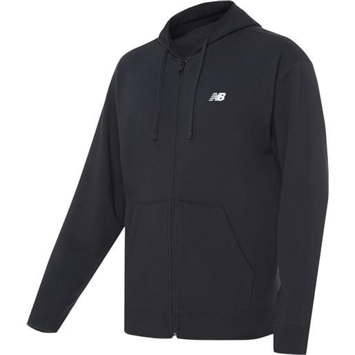 New balance sport essentials french terry logo felpa con cappuccio uomo