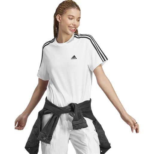 Adidas w 3s crop top t shirt donna