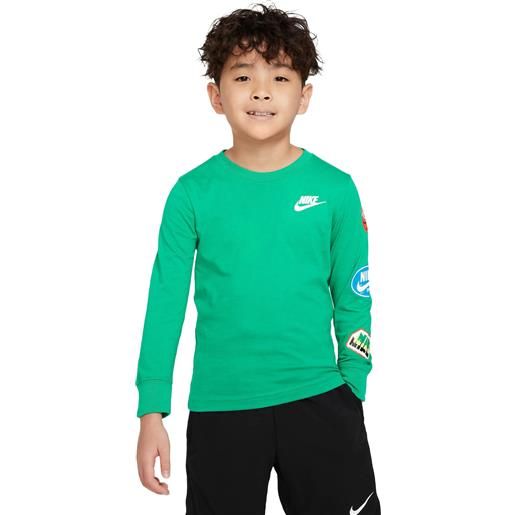 Nike retro sticker t-shirt maniche lunghe bambino