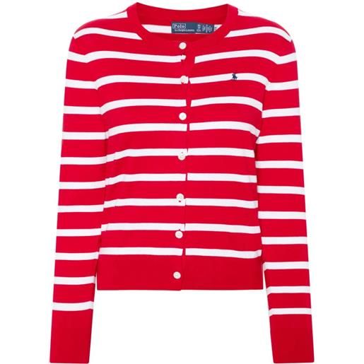 POLO RALPH LAUREN long sleeves crew neck braided striped sweater