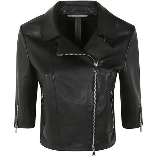 THE JACKIE LEATHERS coco leather jacket
