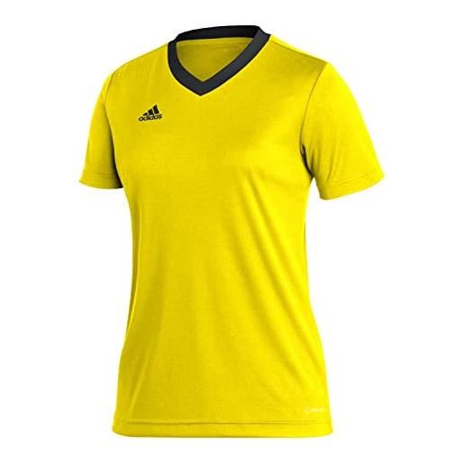 adidas entrada 22 short sleeve jersey, t-shirt donna, team power red 2, xl