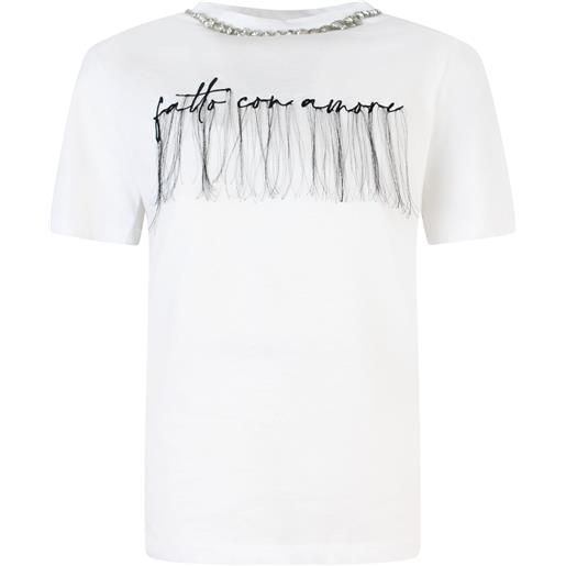 GIULIA N COUTURE t-shirt bianca per donna