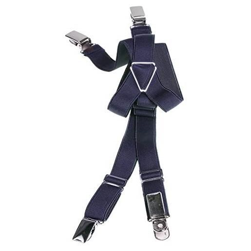 La Ducale bretelle strette uomo (1,8cm) - La Ducale (blu)