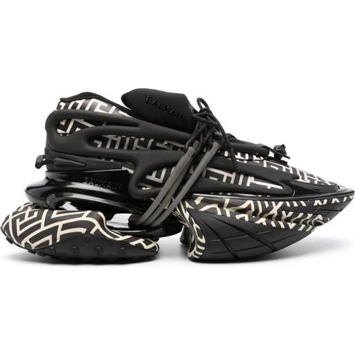Balmain sneakers b-bold con stampa - nero