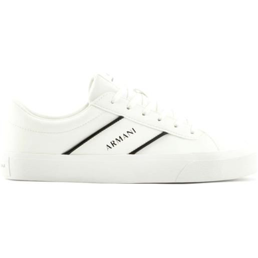 Armani Exchange sneakers con stampa - bianco