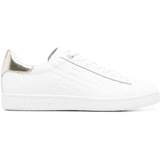 Ea7 Emporio Armani sneakers con inserti - bianco