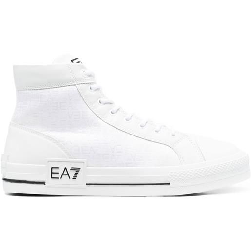 Ea7 Emporio Armani sneakers alte - bianco