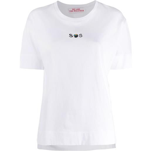 Stella McCartney t-shirt sos - bianco