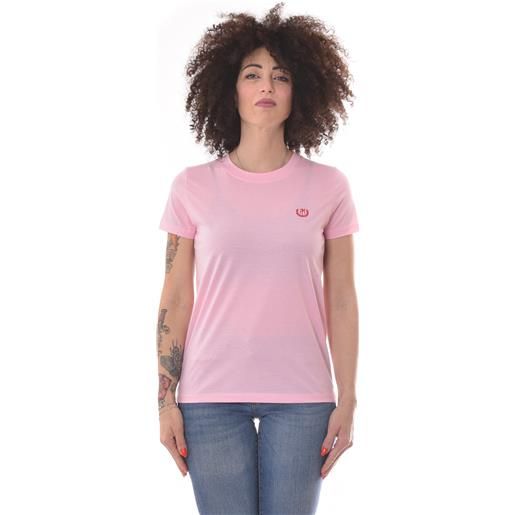 PETER HADLEY WOMAN t-shirt rosa in cotone
