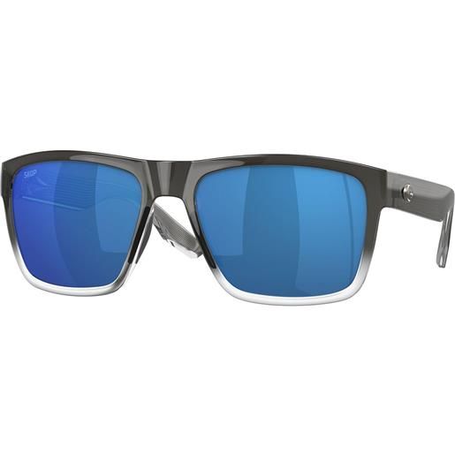 Oakley paunch xl fog sunglasses trasparente gray blue mirror 580 polarized/cat3