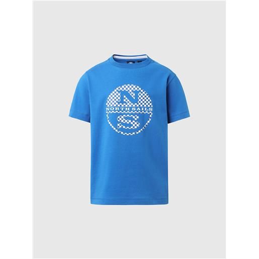 North Sails - t-shirt con logo stampato, royal