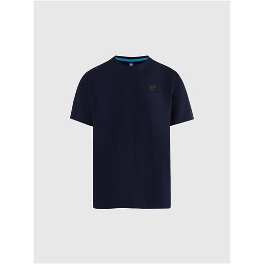 North Sails - t-shirt con patch north tech, navy blue