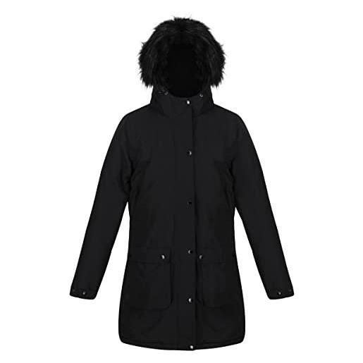 Regatta rwp345 80014l giacca da donna voltera parka impermeabile con tecnologia riscaldante, nero, 46