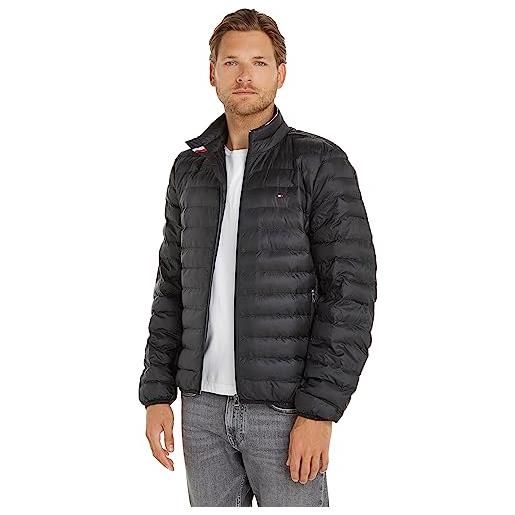 Tommy Hilfiger core packable recycled jacket, giacca, uomo, black, xl