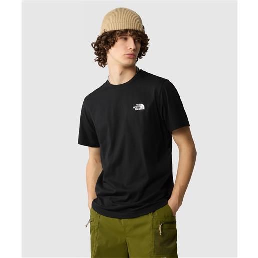 The north face t-shirt simple dome nera uomo