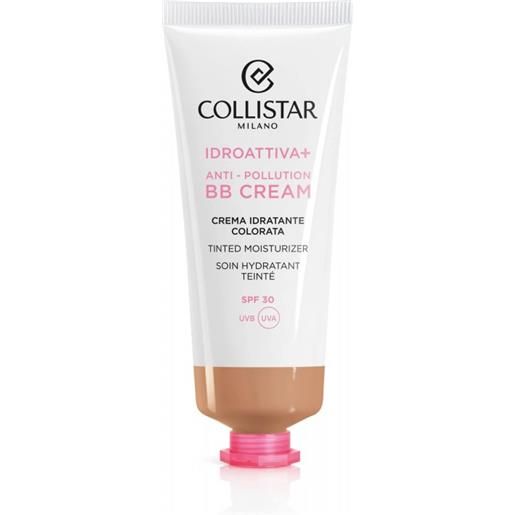 COLLISTAR idroattiva+ anti pollution bb cream spf30 - crema idratante colorata 50 ml - scuro