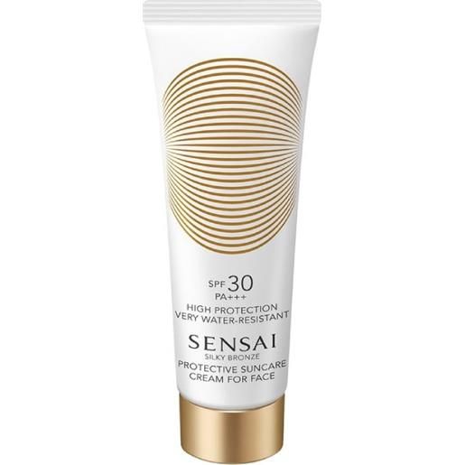 KANEBO sensai silky bronze spf30 - protective suncare cream for face - crema solare viso 50 ml