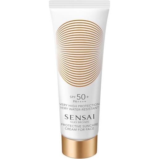 KANEBO sensai silky bronze spf50+ - protective suncare cream for face - crema solare viso 50 ml