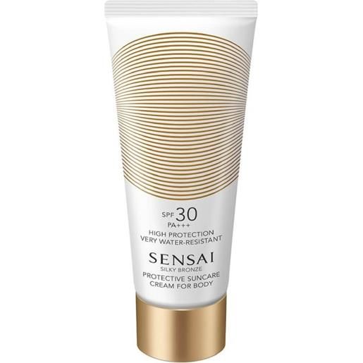 KANEBO sensai silky bronze spf30 - protective suncare cream for body - crema solare corpo 150 ml