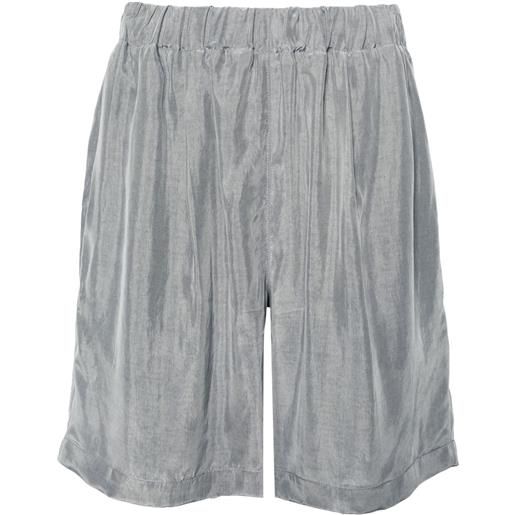 The Frankie Shop shorts leland con pieghe - grigio