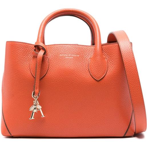 Aspinal Of London borsa tote midi london - arancione