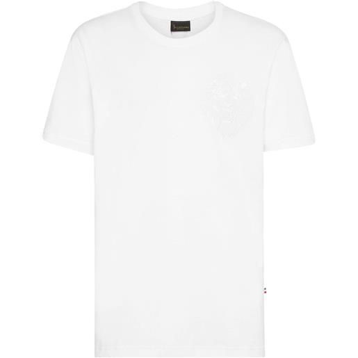 Billionaire t-shirt con ricamo - bianco